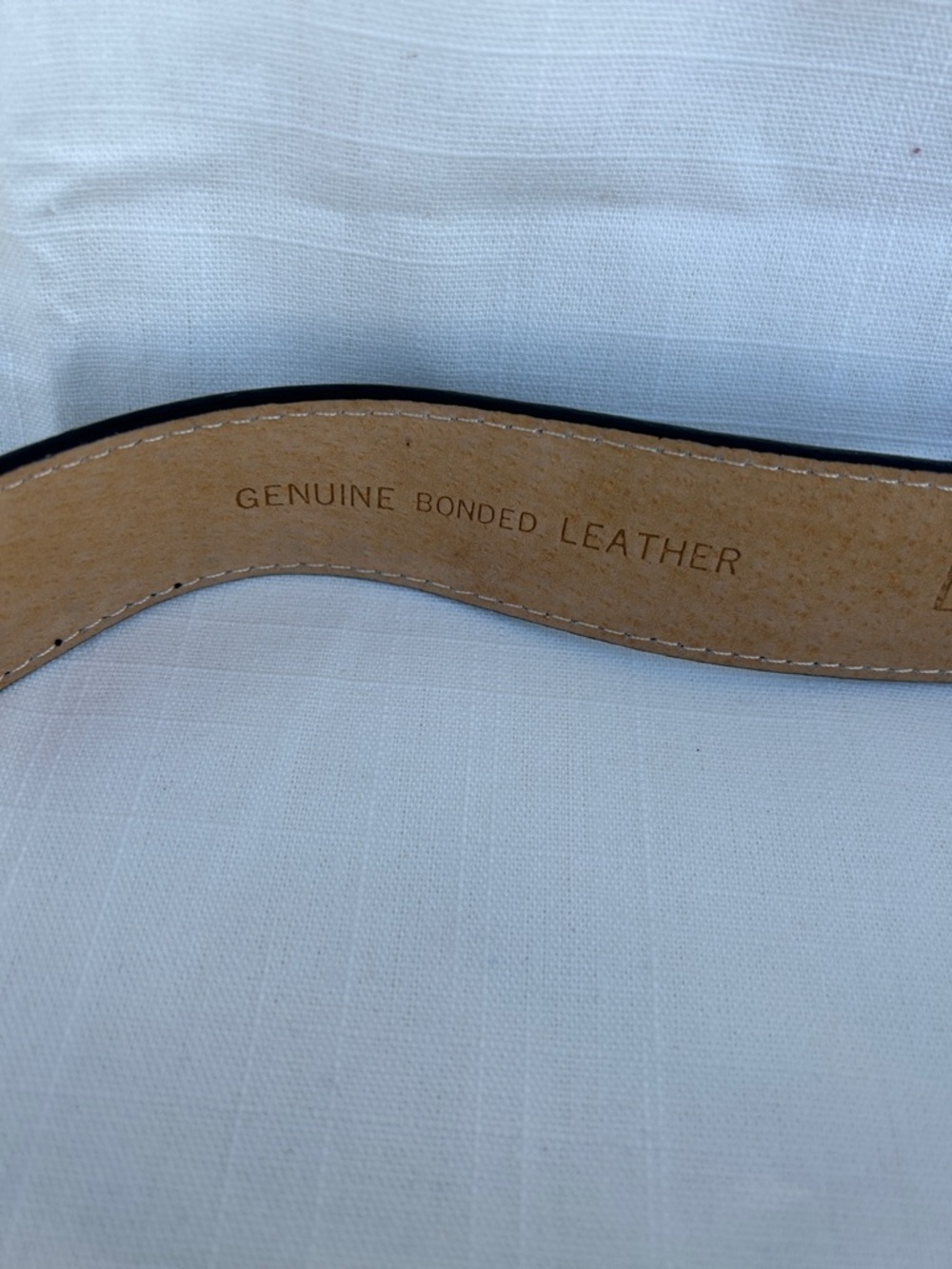 Donna Katz Black Leather Belt with Decorative Silver Buckle - Picture 2 of 12